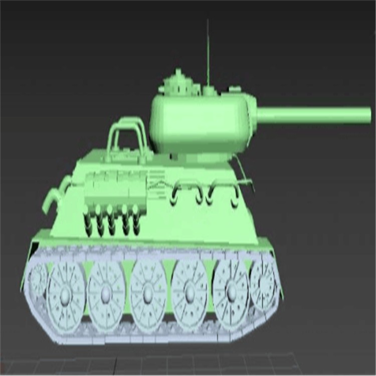 白碱滩充气军用坦克模型